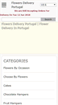 Mobile Screenshot of flowersdeliveryportugal.com