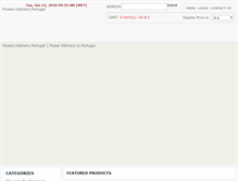 Tablet Screenshot of flowersdeliveryportugal.com